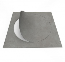 Forbo, Allura material,   grigio concrete circle, LVT vinilinės plytelės 500 x 500 x 